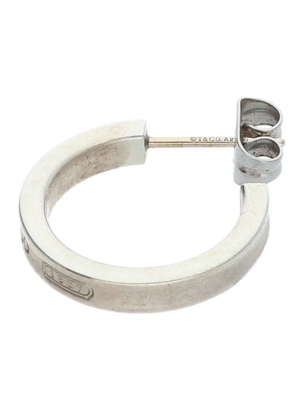 Tiffany & Co Silver Hoop Earrings